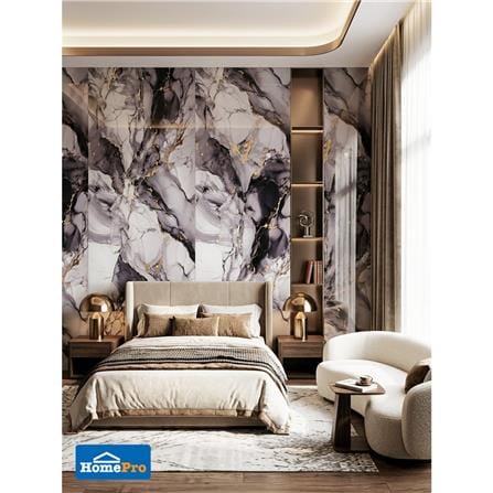 แผ่นตกแต่งผนัง PVC 122x244 ซม. TARA MARBLE GOLD_4