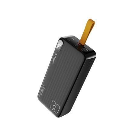 แบตเตอรี่สำรอง ASAKI AB3532F 30000MAH สีดำ_0