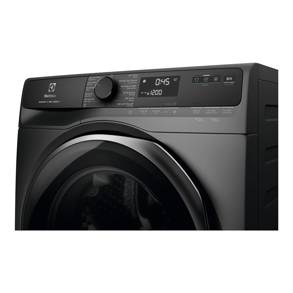 เครื่องซักผ้าฝาหน้าพร้อมขาตั้ง ELECTROLUX EWF1143P5SC 11 กก. 1400 RPM อินเวอร์เตอร์ สีเทาเข้ม