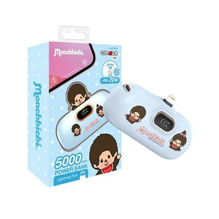แบตเตอรี่สำรอง AMAZE ONE AMCB001 BOY&GIRL 5000MAH สีฟ้า_3