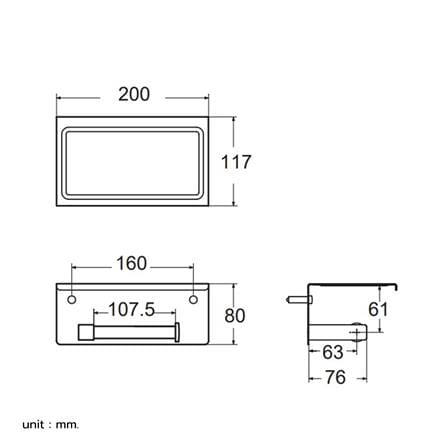 ที่ใส่กระดาษทิชชู่ AMERICAN STANDARD K-0498-90-BHG_1