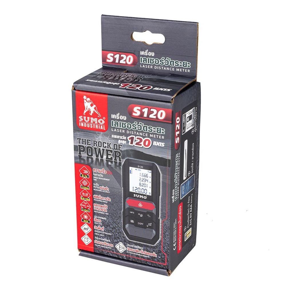 เครื่องเลเซอร์วัดระยะ SUMO S120 120 เมตร