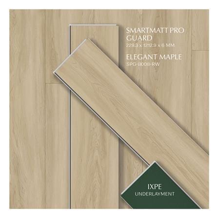 พื้น SPC SMARTMATT PRO GUARD 6 มม. 2.22 ตร.ม. สี ELEGANT MAPLE (แพ็ก 8 ชิ้น)_4