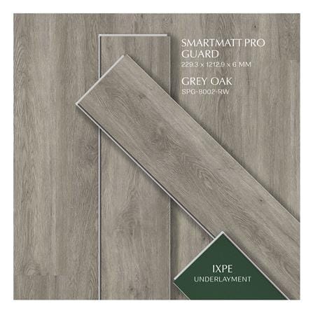 พื้น SPC SMARTMATT PRO GUARD 6 มม. 2.22 ตร.ม. สี GREY OAK (แพ็ก 8 ชิ้น)_4