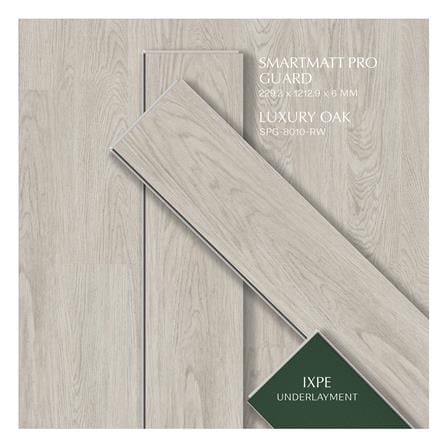 พื้น SPC SMARTMATT PRO GUARD 6 มม. 2.22 ตร.ม. สี LUXURY OAK (แพ็ก 8 ชิ้น)_4