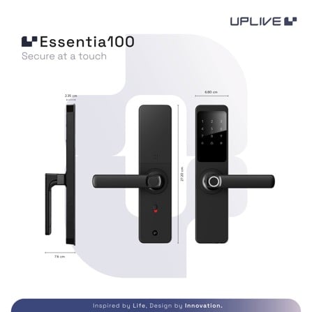กลอนดิจิตอล UPLIVE S40 (Essentia100) สีดำ_6