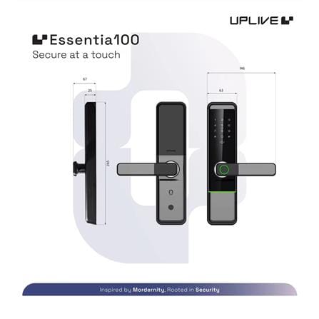 กลอนดิจิตอล UPLIVE S40 (Essentia100) สีดำ_6