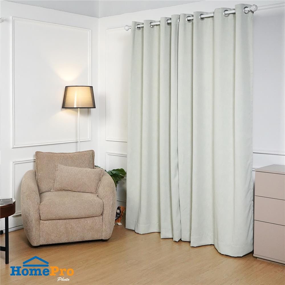 ผ้าม่าน EYELET HOME LIVING STYLE AVA UV 140x220 ซม. สีเขียว