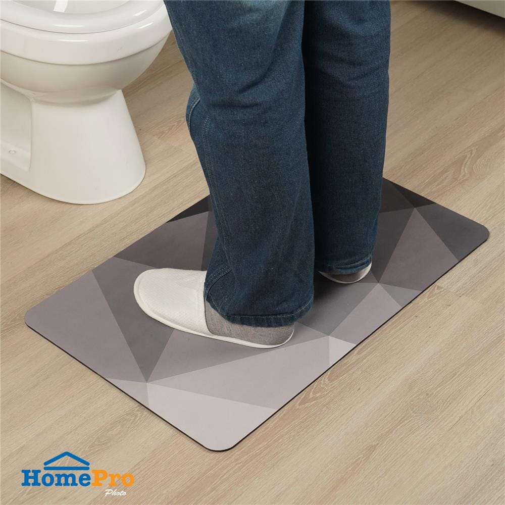 พรมพียู HOME LIVING STYLE NEXT 45x70 ซม. สีเทา