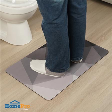 พรมพียู HOME LIVING STYLE NEXT 45x70 ซม. สีเทา_5