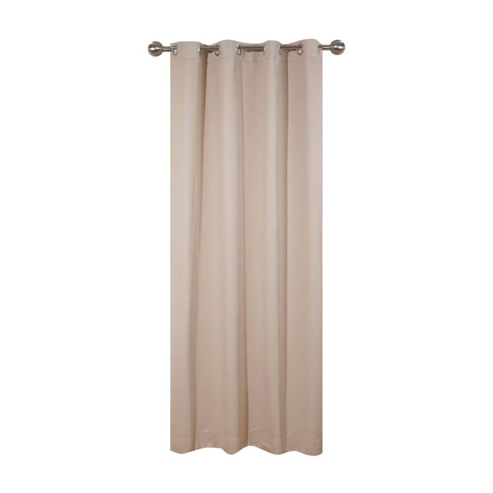 ผ้าม่าน EYELET HOME LIVING STYLE URENA UV 140x220 ซม. สีเบจ_1