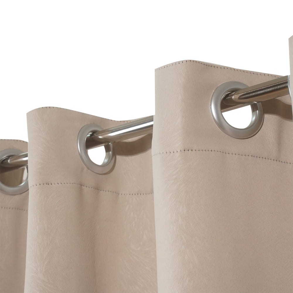 ผ้าม่าน EYELET HOME LIVING STYLE URENA UV 140x220 ซม. สีเบจ