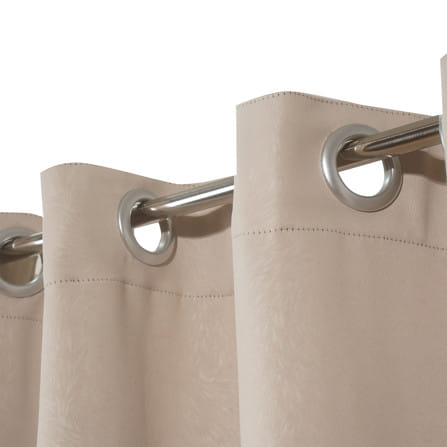 ผ้าม่าน EYELET HOME LIVING STYLE URENA UV 140x220 ซม. สีเบจ_2