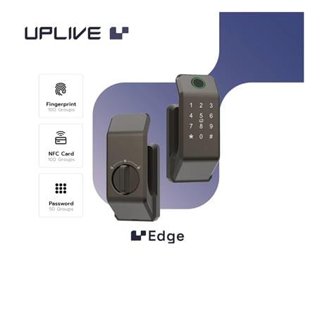 กลอนดิจิตอล UPLIVE SH-6502 (EDGE) สีน้ำตาล_3