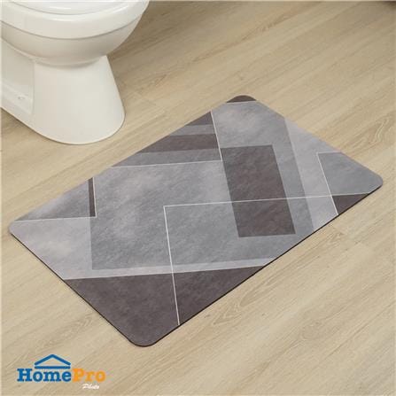 พรมพียู HOME LIVING STYLE META 45x70 ซม. สีเทา_3