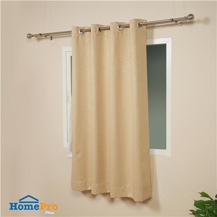 ผ้าม่าน EYELET HOME LIVING STYLE NOVA UV 140x160 ซม. สีน้ำตาล_4