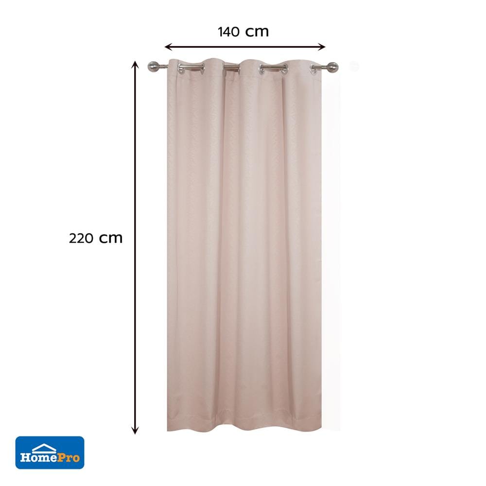 ผ้าม่าน EYELET HOME LIVING STYLE NOVA UV 140x220 ซม. สีชมพู