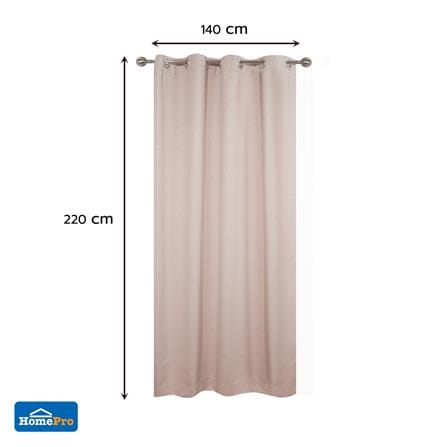 ผ้าม่าน EYELET HOME LIVING STYLE NOVA UV 140x220 ซม. สีชมพู_5