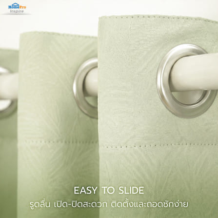 ผ้าม่าน EYELET HOME LIVING STYLE AVA UV 290x220 ซม. สีเขียว_7