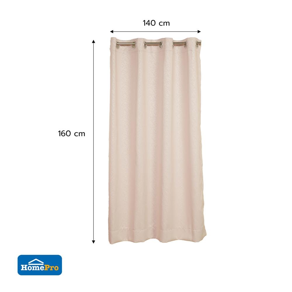 ผ้าม่าน EYELET HOME LIVING STYLE NOVA UV 140x160 ซม. สีชมพู
