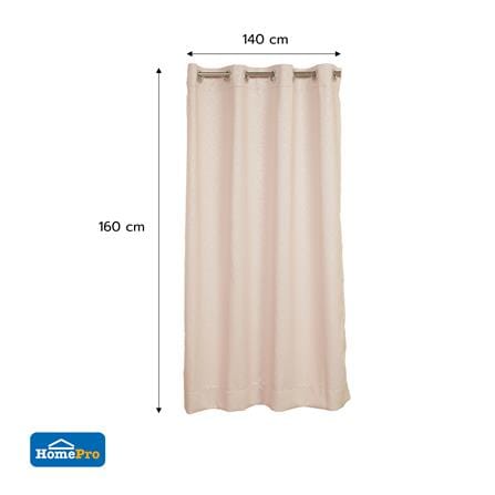 ผ้าม่าน EYELET HOME LIVING STYLE NOVA UV 140x160 ซม. สีชมพู_7