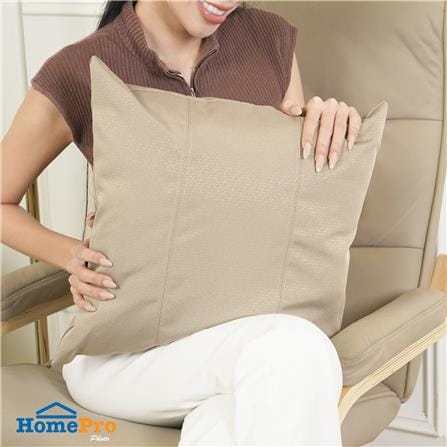หมอนอิง HOME LIVING STYLE TADIO 18x18 นิ้ว สีน้ำตาล_3