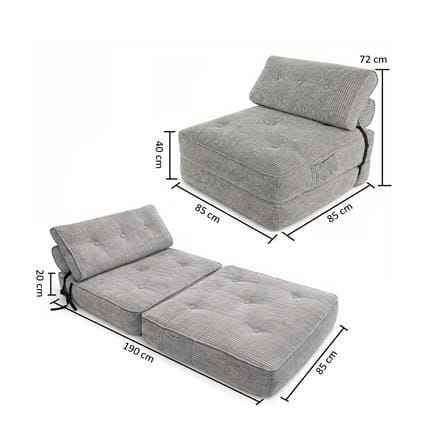 โซฟาเบด ME LIVING JML7023-P0.85 สีเทา_9