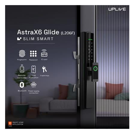 กลอนดิจิตอล UPLIVE L206F (ASTRAX6 GLIDE) สีดำ_3