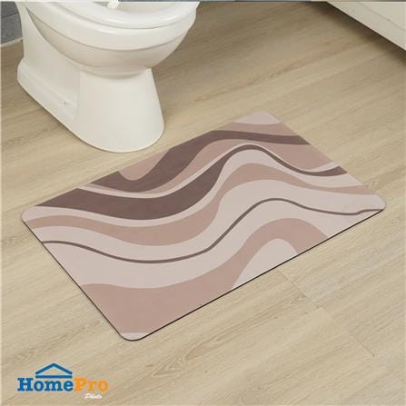 พรมพียู HOME LIVING STYLE DUNE 45x70 ซม. สีน้ำตาล_3