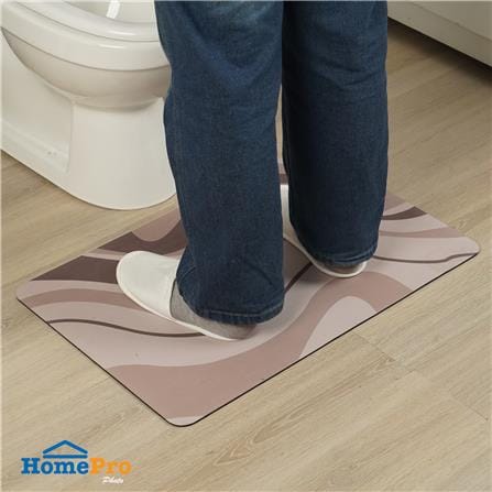 พรมพียู HOME LIVING STYLE DUNE 45x70 ซม. สีน้ำตาล_4