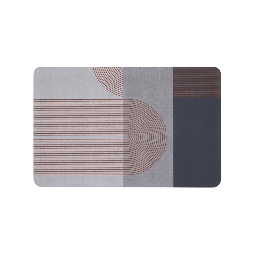 พรมพียู HOME LIVING STYLE ART 45x70 ซม. สีเทา