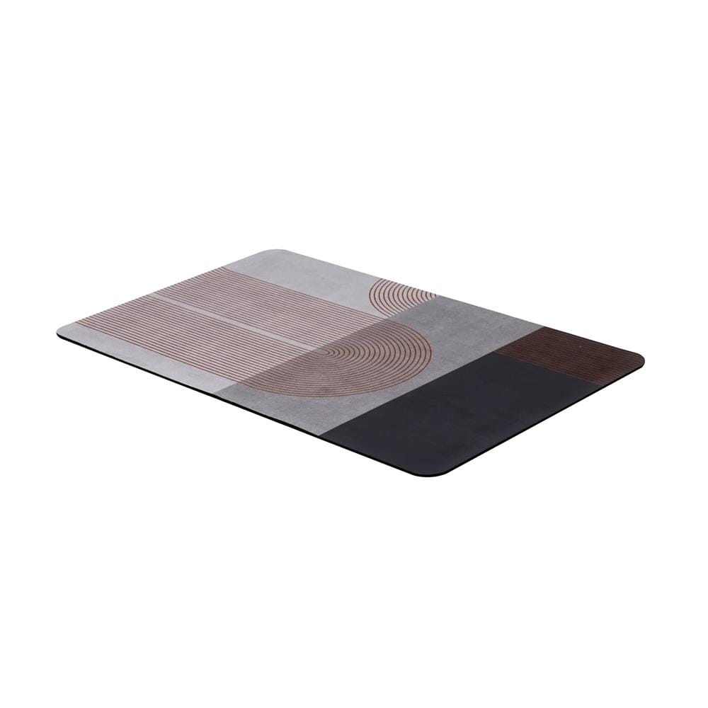 พรมพียู HOME LIVING STYLE ART 45x70 ซม. สีเทา