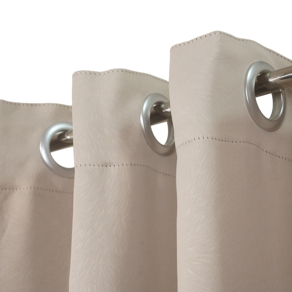 ผ้าม่าน EYELET HOME LIVING STYLE URENA UV 290x220 ซม. สีเบจ