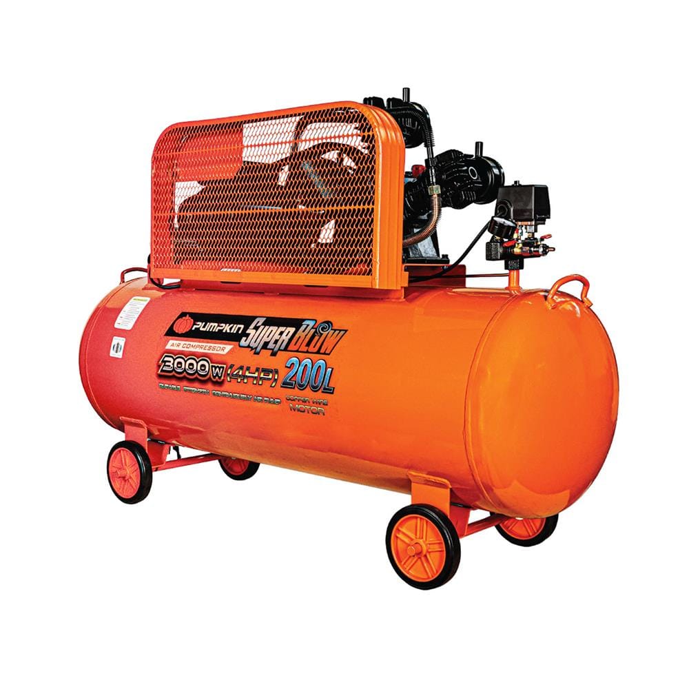 ปั๊มลมสายพาน PUMPKIN PTT-BC200L 4 แรงม้า 200 ลิตร
