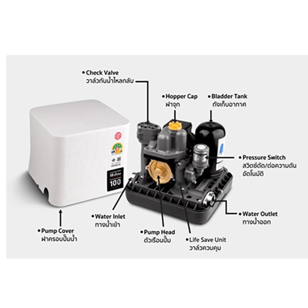ถังเก็บน้ำ PP SMART PAK PRO 1000 ลิตร สีเบจ