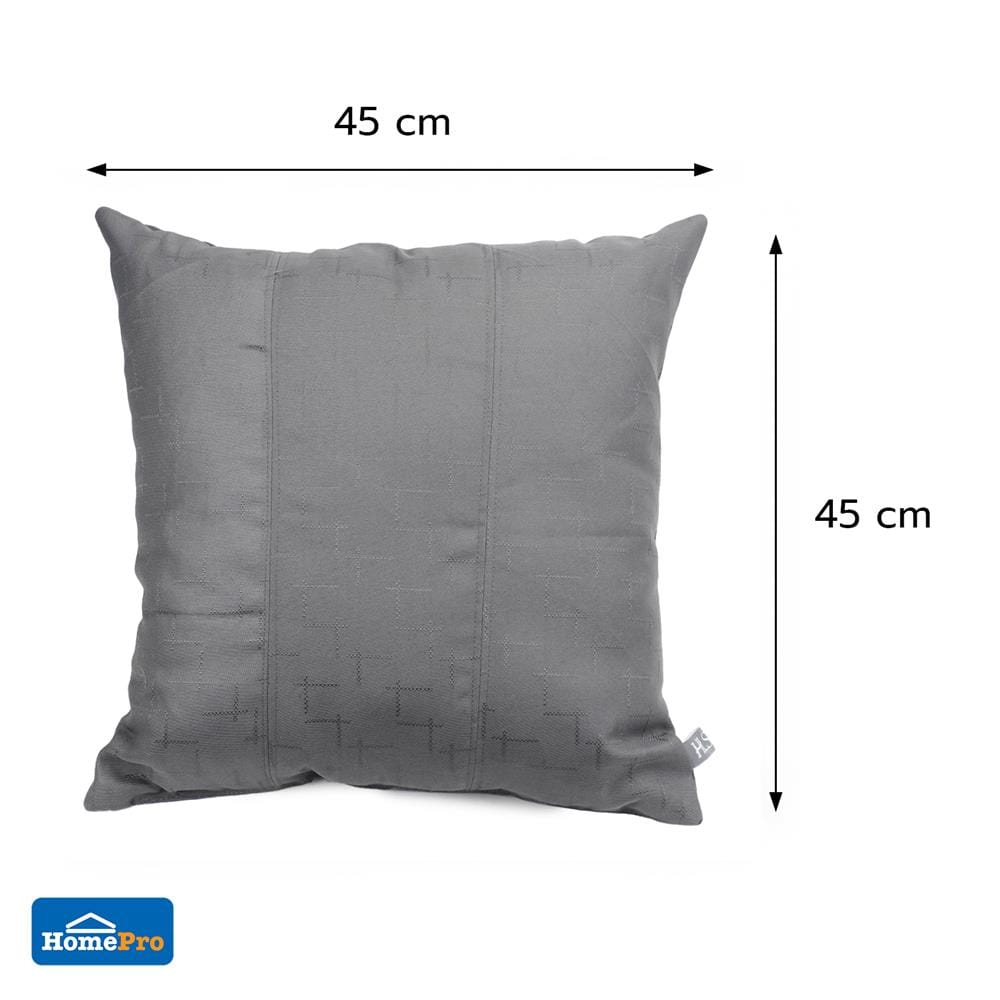 หมอนอิง HOME LIVING STYLE PLUSO 18x18 นิ้ว สีเทา