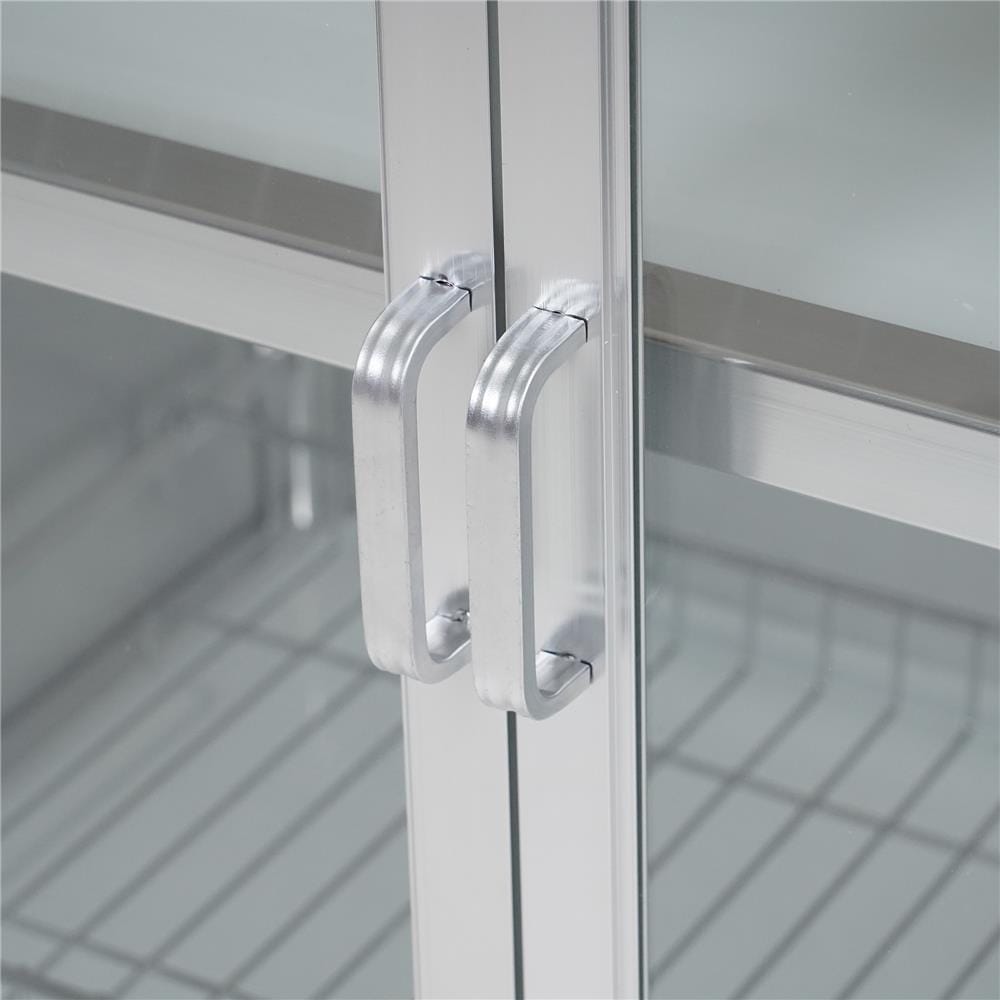 ตู้คว่ำจาน CABIN BOLT 64x80 ซม. สีเงิน