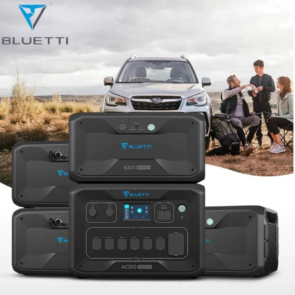 POWER BOX BLUETTI AC300+B300K 3000 วัตต์ สีดำ