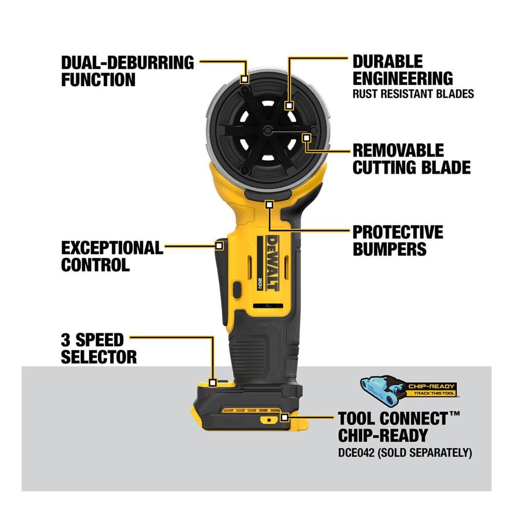 เครื่องลับคมท่อไร้สาย (เฉพาะตัวเครื่อง) DEWALT DCE710B