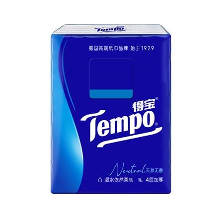 กระดาษเช็ดหน้า TEMPO PETIT HANKY NEUTRAL 7 แผ่น (แพ็ก 12 ชิ้น)_1