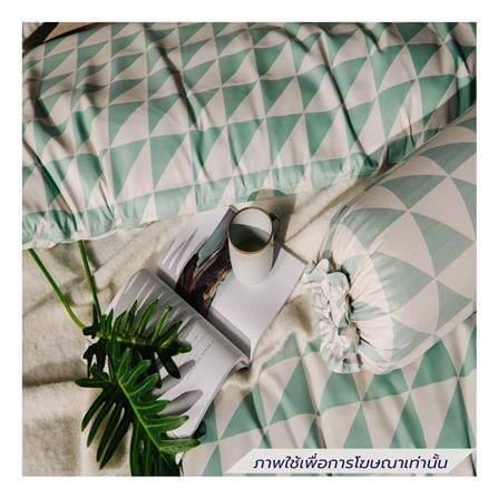 ชุดผ้าปูที่นอน 5 ฟุต (ชุด 5 ชิ้น) LOTUS ATTITUDE NORDEN PINE GEOMETRY_3