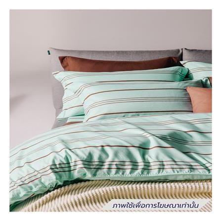 ชุดผ้าปูที่นอน 5 ฟุต (ชุด 5 ชิ้น) LOTUS ATTITUDE NORDEN NORDIC PINSTRIPE_1