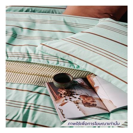 ชุดผ้าปูที่นอน 5 ฟุต (ชุด 5 ชิ้น) LOTUS ATTITUDE NORDEN NORDIC PINSTRIPE_3