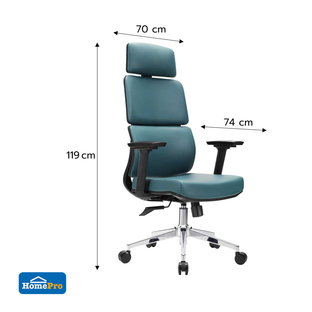 เก้าอี้สำนักงาน FURDINI VERTEX สีเขียว