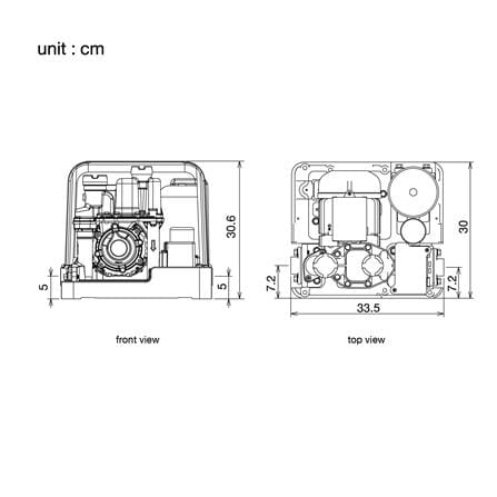 ปั๊มอัตโนมัติ MITSUBISHI EP-305R2E 300 วัตต์_2