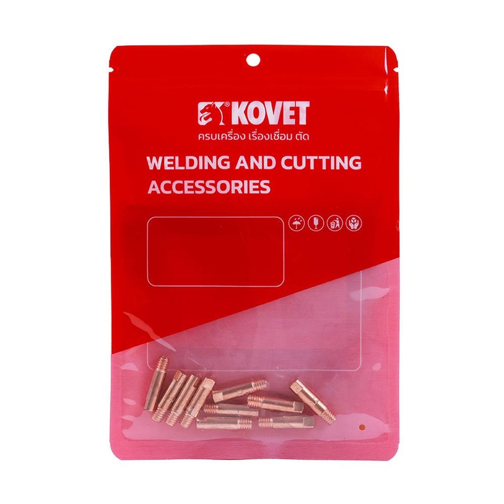 อะไหล่ KOVET EURO CONTACT TIP 0.8 มม. (แพ็ก 10 ชิ้น)