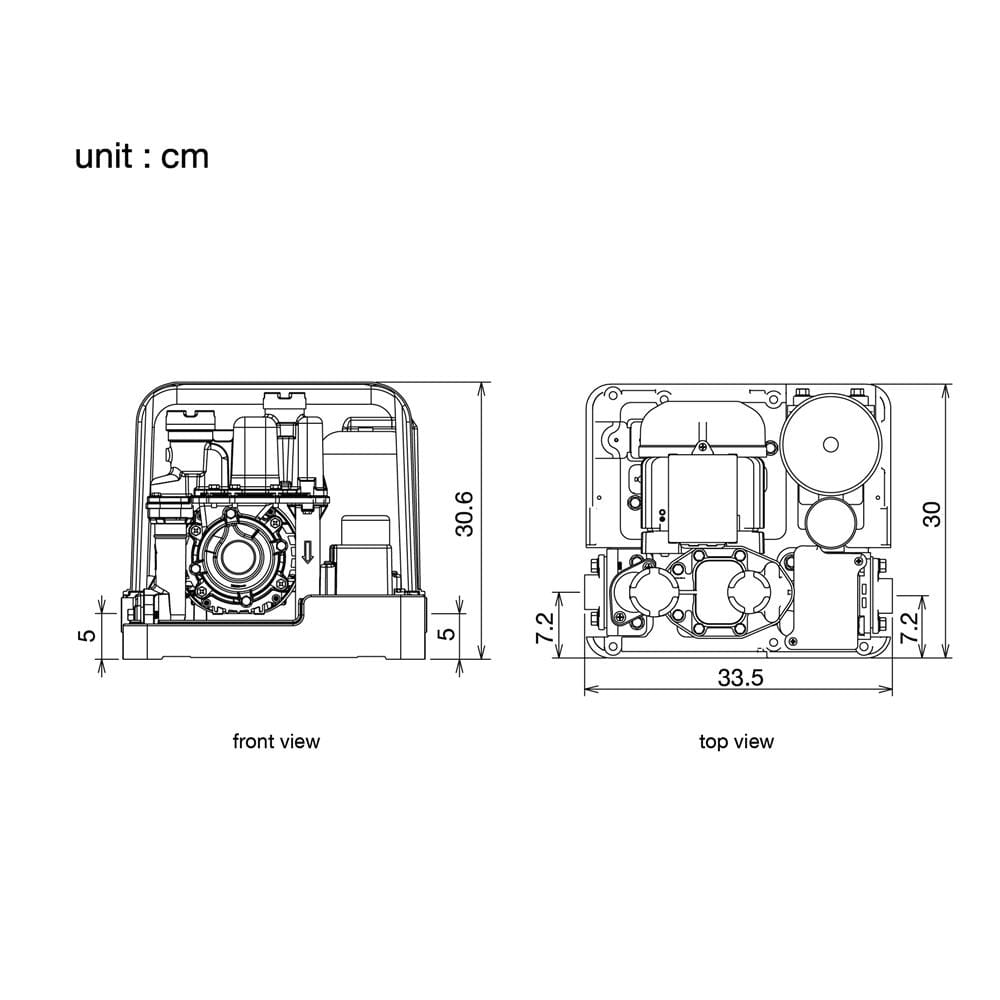 ปั๊มอัตโนมัติ MITSUBISHI EP-405R2E 400 วัตต์