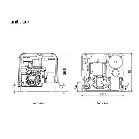 ปั๊มอัตโนมัติ MITSUBISHI EP-405R2E 400 วัตต์_2