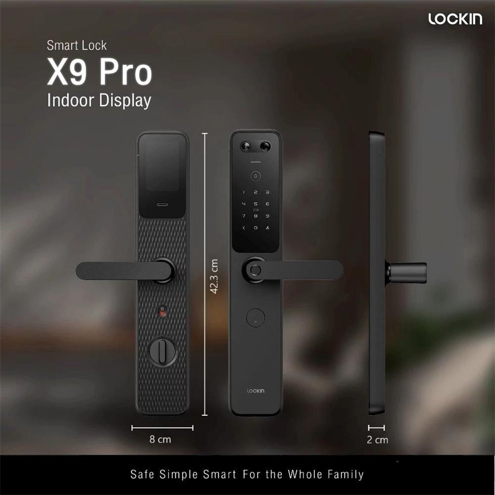 กลอนดิจิตอล LOCKIN X9 PRO สีดำ