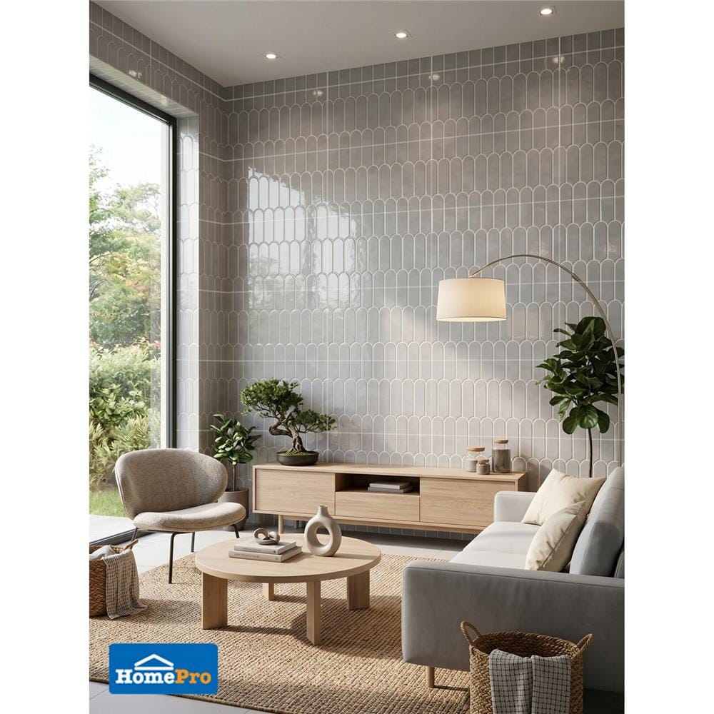 กระเบื้องผนัง 30x60 ซม. COTTO ซิมโฟนี เทา HYG PM 1.44 ตร.ม
